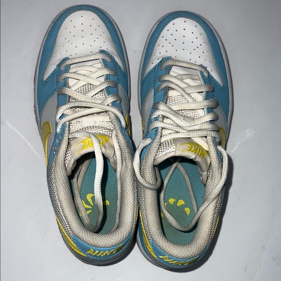 Nike Kids Dunk Low Homer Simpson Sneakers 3.5Y - Picture 3 of 8